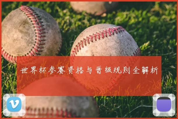 世界杯参赛资格与晋级规则全解析